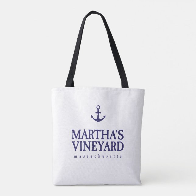 Tote Bag Le vignoble de Martha (Dos)