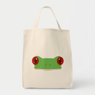 Tote Bag Le visage de la grenouille