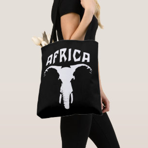 Tote Bag Le visage des éléphants africains   Afrique