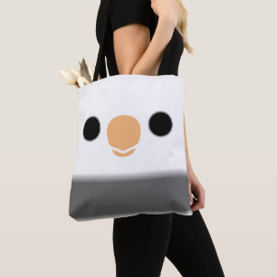 Tote Bag Le visage d'un cockatiel mâle pied à face blanche