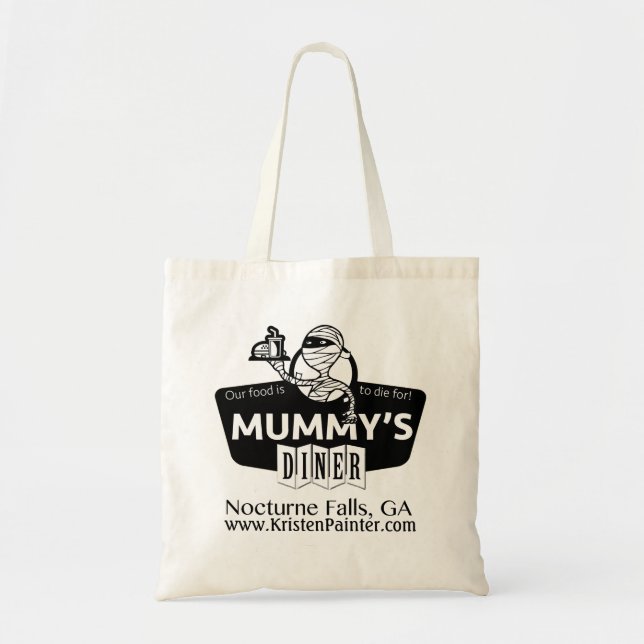 Tote Bag Le wagon-restaurant fourre-tout de la maman (Devant)