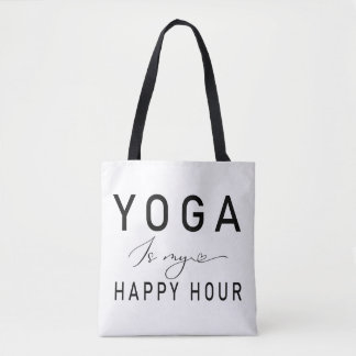 Tote Bag Le yoga est mon happy hour