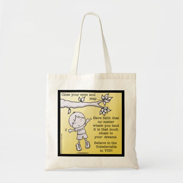 Tote Bag Leap of Faith (Devant)