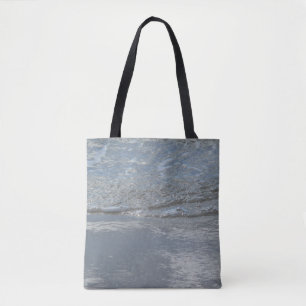 Tote Bag L'eau sur la plage Photographie Abstraite