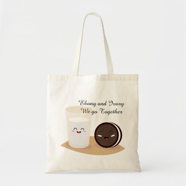 Tote Bag L'ébène et l'ivoire ensemble Fourre-tout (Devant)