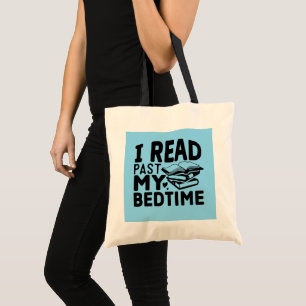 Tote Bag Lecture amusante pour le coucher en art de mots 