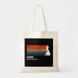 Tote Bag Leeds Royaume-Uni Retro Vintage Style U