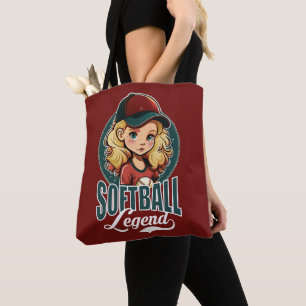 Tote Bag Légende du softball