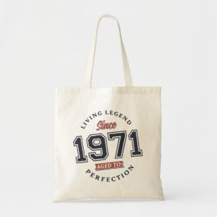 Tote Bag Légende vivante 1971 Âgé à la perfection