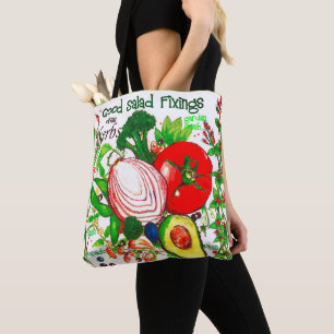 Tote Bag Légumes colorés Art Shopping