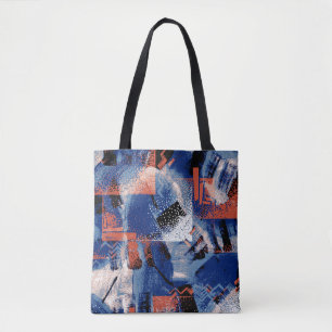 Tote Bag L'élégance du bleu suscite l'admiration dans le fa