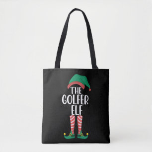 Tote Bag L'Elf golfeur Golf Famille Matching Noël