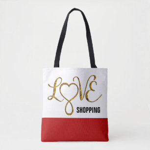 Tote Bag Lémiscate Coeur Infinité - Or AMOUR