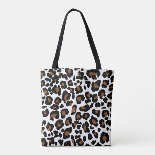 Tote Bag Leopard Big Cat Fur Motif Imprimer