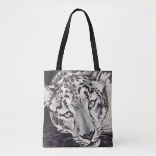 Tote Bag Léopard de neige Fourre-tout