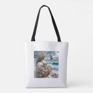 Tote Bag Léopard des neiges de l'océan