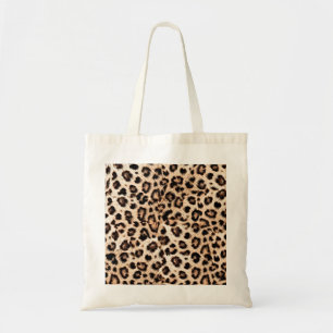 Tote Bag Leopard Design Motif : Wild Elegance.
