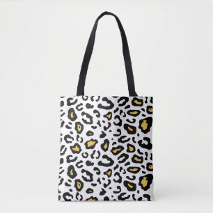 Tote Bag Léopard peau transparente motif