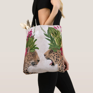 Tote Bag Léopards chauds de Chambre   par paires