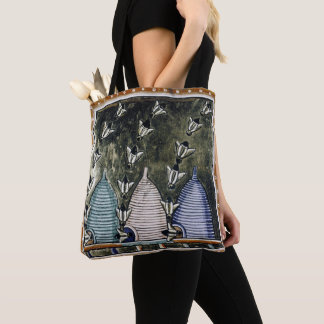 Tote Bag L'Épaule TOP-Print DES ABEILLES DE TINDR Fourre-to