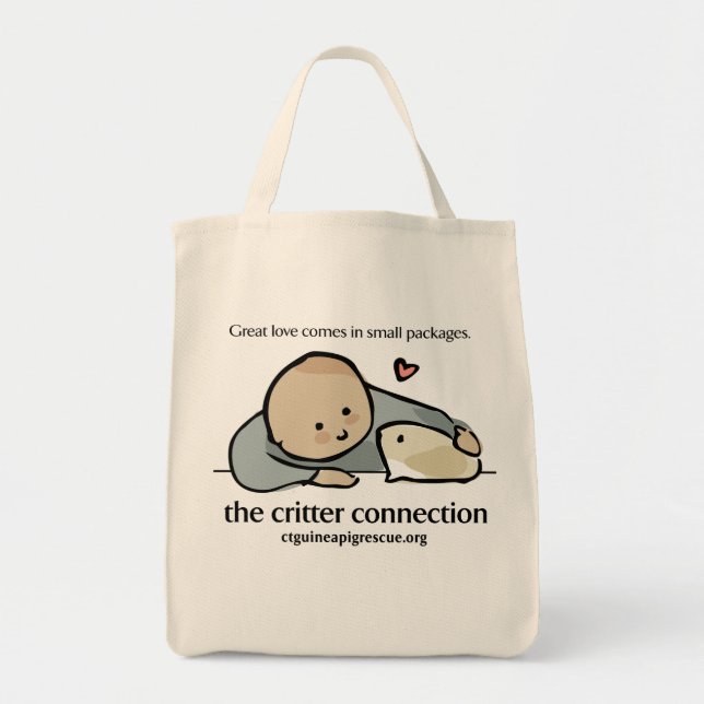 Tote Bag L'épicerie Fourre-tout de connexion de créature (Devant)