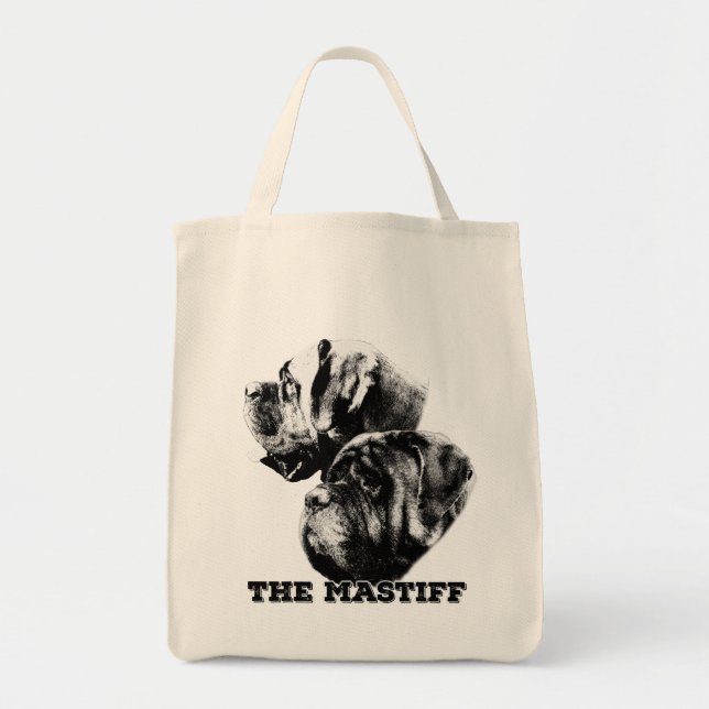 Tote Bag L'épicerie Fourre-tout de mastiff (Devant)