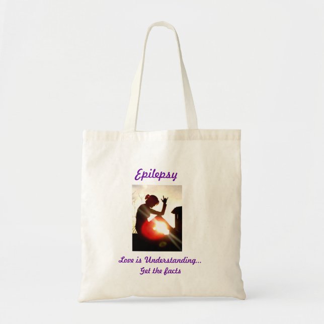 Tote Bag L'épilepsie, amour est…. (Devant)