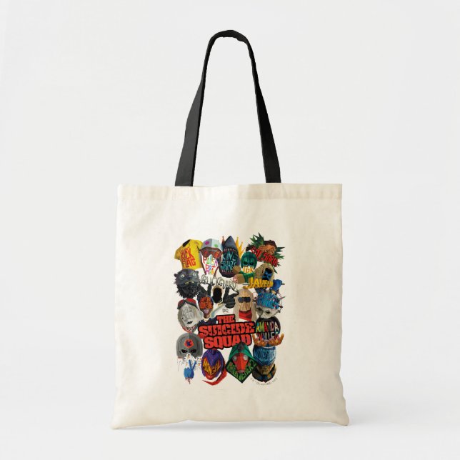 Tote Bag L'équipe du suicide | Avatars stylisés (Devant)