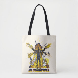 Tote Bag L'équipe du suicide   Graphique d'action Bloodspor