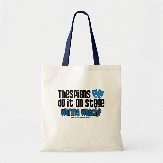 Tote Bag Les acteurs le font sur l'étape (Devant)