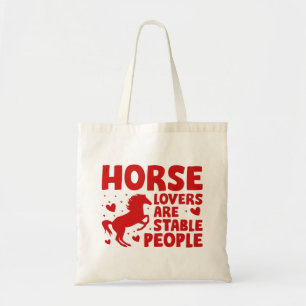 Tote Bag Les Amateurs De Cheval Sont Des Gens Stables