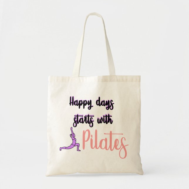 Tote Bag Les amateurs de Pilates ! (Devant)