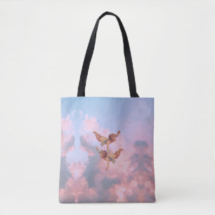 Tote Bag Les anges dans le ciel