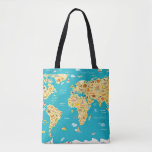 Tote Bag Les animaux du monde