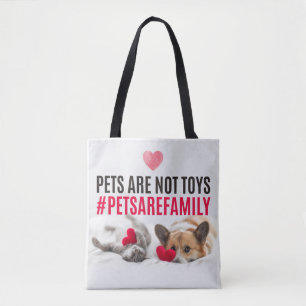 Tote Bag Les animaux ne sont pas des jouets