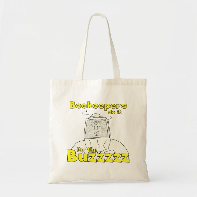 Tote Bag Les apiculteurs le font pour le Buzzzzz - (Devant)