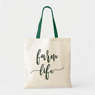 Tote Bag Les arbres de Noël de la vie agricole