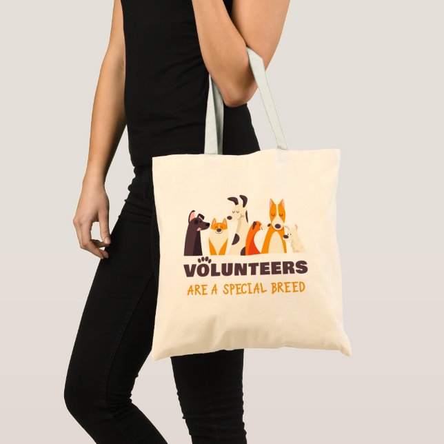 Tote Bag Les bénévoles sont un refuge Secourt pour chiens d (Devant (produit))