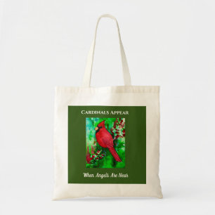 Tote Bag Les Cardinaux Semblent Que Les Anges Sont Près De