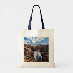 Tote Bag Les cascades Fitz Roy Mountain, Argentine
