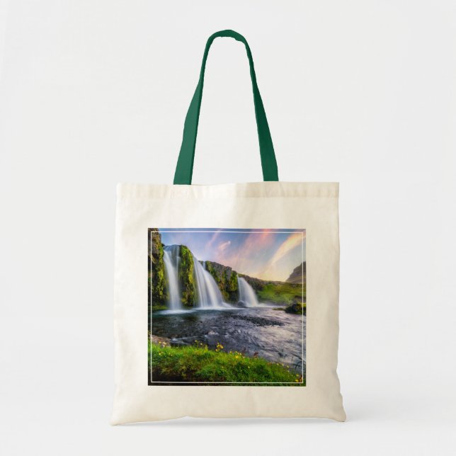 Tote Bag Les cascades | Kirkjufellsfoss, Islande (Devant)