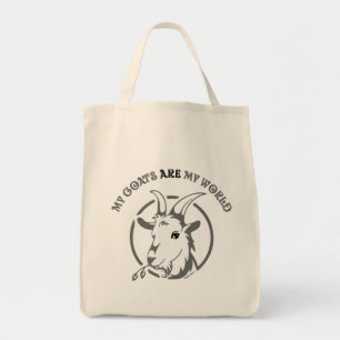 Tote Bag LES CHÈVRES SONT MON MONDE par TotallyGoatally™