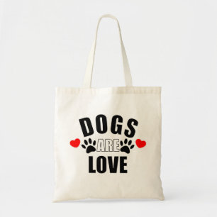 Tote Bag Les chiens sont amoureux