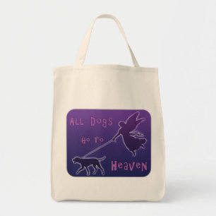 Tote Bag Les Chiens Vont Au Ciel