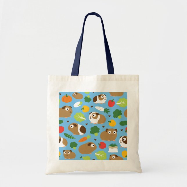 Tote Bag Les Cochons de Guinée et leurs crapets (Devant)