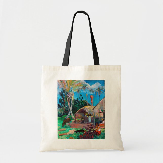 Tote Bag Les Cochons Noirs, Gauguin (Devant)
