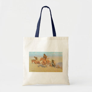 Tote Bag Les Coureurs de Buffles, Big Horn Basin par Reming