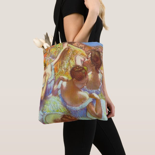Tote Bag Les Danseurs Bleus par Edgar Degas (De près)