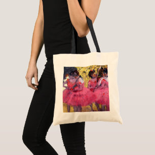 Tote Bag Les Danseuses roses, avant le ballet d'Edgar Degas