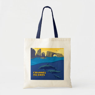 Tote Bag Les dauphins du parc national des îles Channel